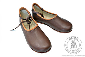 Dziecice - Medieval Market, a pair of leather shoes made from an elastic and soft cowhide