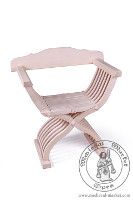 Meble redniowieczne - Medieval Market, askew linear folding chair