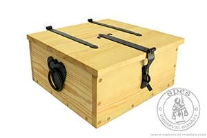 Meble - Medieval Market, wooden box used to store valuable items or used as a gift wrapping