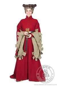 Odzie wierzchnia - Medieval Market, Lady\'s Houppelande 2 - medieval dress