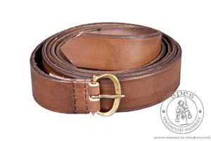 Plain medieval belt - stock. Medieval Market, leather belt