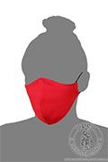 Baweniana maseczka na twarz - Medieval Market,  Cotton face mask Red