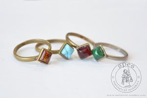 Rhomb head ring. Medieval Market, ring type 2